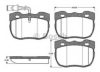 BOSCH 0 986 TB2 150 Brake Pad Set, disc brake